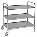 Thumbnail Lab Trolley - Stainless Steel 3 Shelves